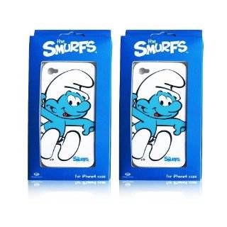  The Smurfs Sister Lan Pattern Hard Case Cover for iPhone 4 