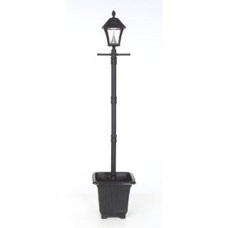  Sunergy Solar Powered 6.5 Lamp Post w/ 3 Lanterns and 