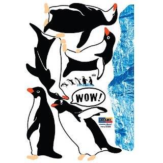 Reusable Decoration Wall Sticker Decal   Penguin Group Dive