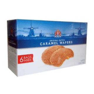 20 Fresh Mini Stroopwafels in Delft Blue Tin  Grocery 