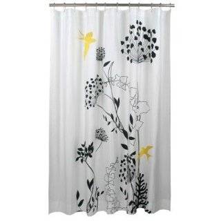    Splash Home Drips Yellow EVA Shower Curtain