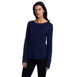  Nautica Womens Ss Vneck Sleep Tee Clothing